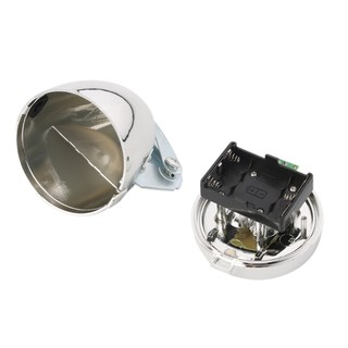 Đèn pha gắn phía trước xe đạp gồm 3 bóng đèn LED