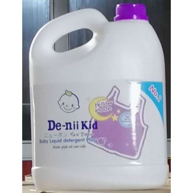 [XẢ KHO] Nước giặt xả 2in1 Dnii Kid an toàn cho trẻ nhỏ Can 3600ml