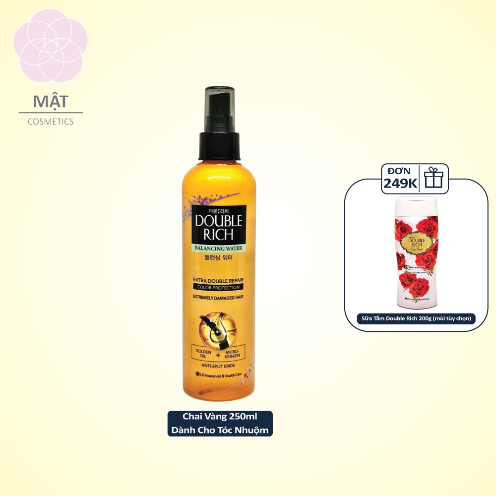 Nước dưỡng tóc Double Rich chăm sóc chuyên sâu dành cho tóc nhuộm 250ml