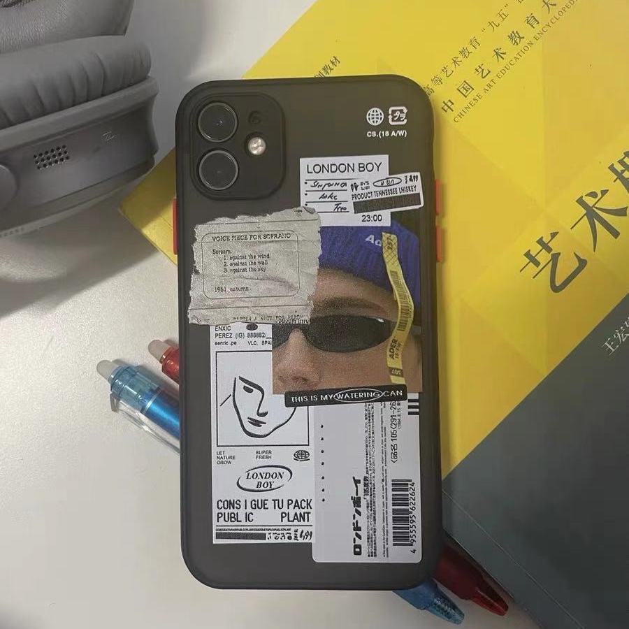 Ốp Điện Thoại Hình Cô Gái/Cậu Bé Cho Iphone 13 12 11 Pro Max 13 12 Mini X XS Max XR 6