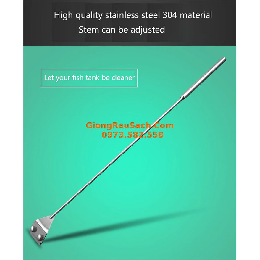 Cây Dao Cạo Rêu Inox Bể Cá Cảnh