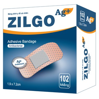 [DƯỢC NAM HÀ]Băng dính cá nhân có chứa bạc Zilgo AG ADHESIVE BANDAGE