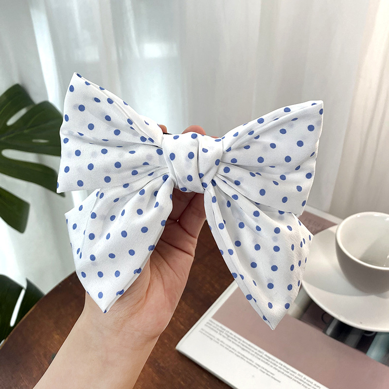 Kẹp Tóc Đính Nơ Phong Cách Hàn Quốc Cho Nữ