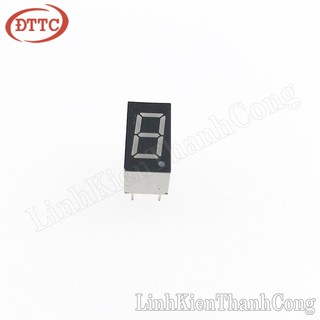 LED 7 thanh 0.36inch 1 số màu đỏ (Anot chung)