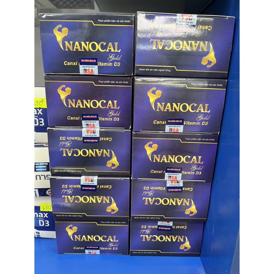 Viên Uống Nanocal Hỗ Trợ Bổ Sung Canxi Giúp Xương Và Răng Chắc Khoẻ Giảm Nguy Cơ Loãng Xương