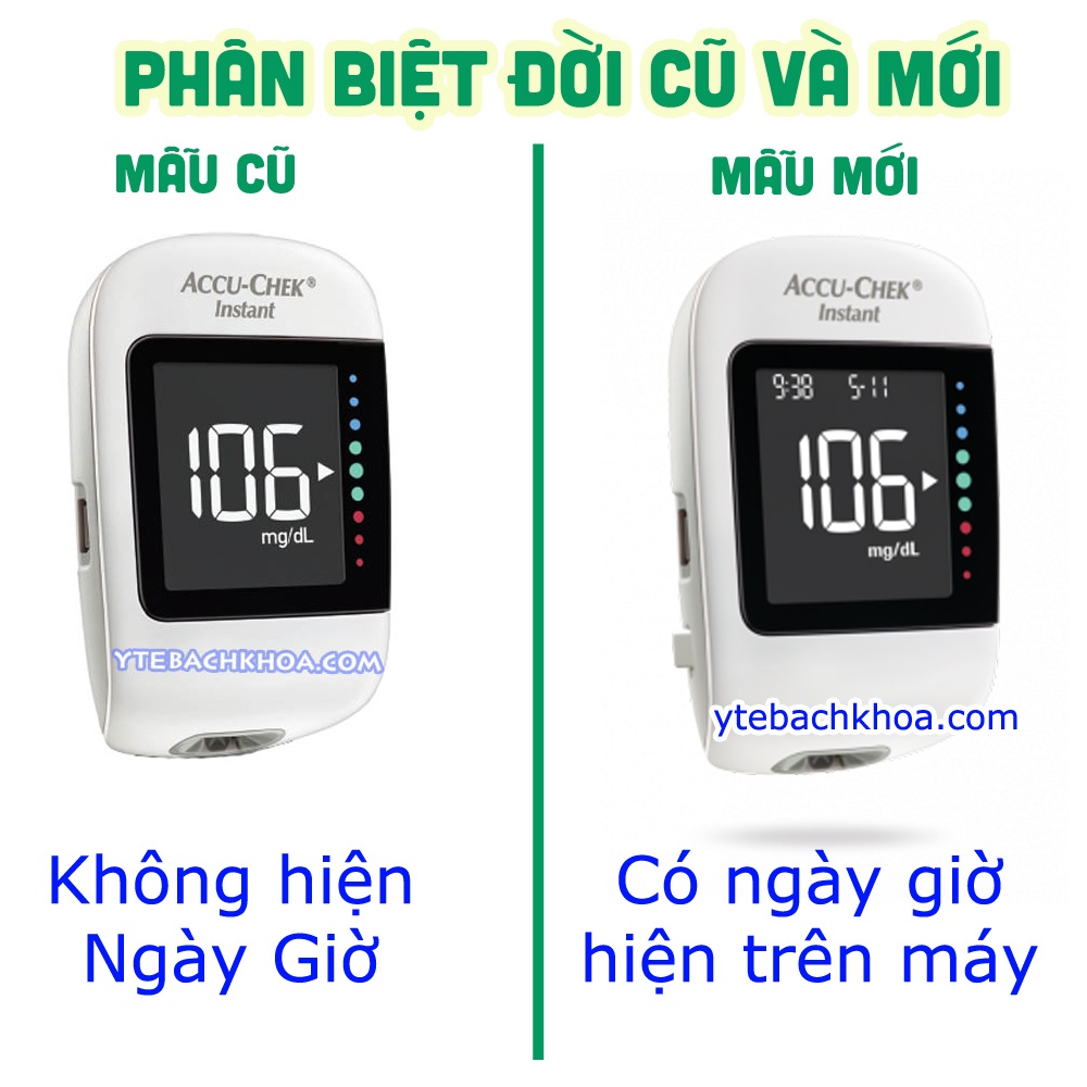 MÁY ĐO ĐƯỜNG HUYẾT ACCUCHEK INSTANT (MODEL MỚI 2020)