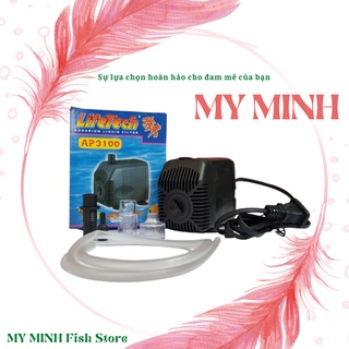 Máy bơm nước hồ cá, thủy canh, tiểu cảnh Lifetech Ap 3100 mini, bơm chìm dạng nằm