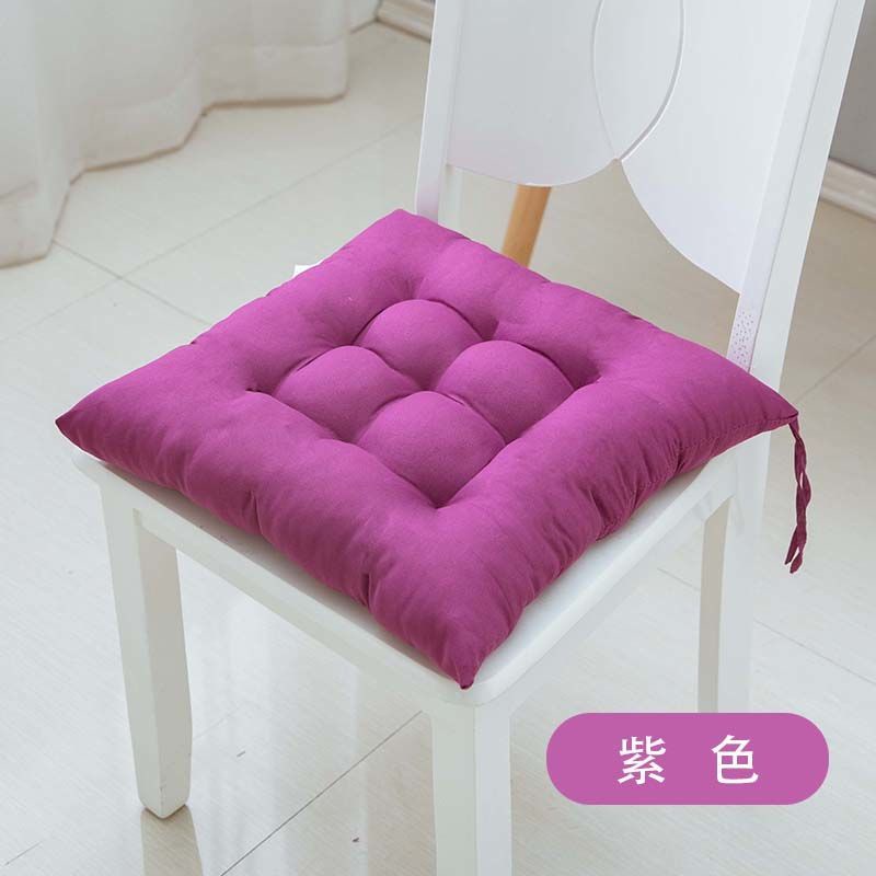 Đệm lót ghế ngồi hình vuông bằng cotton mềm dày dặn kích thước 40*40cm