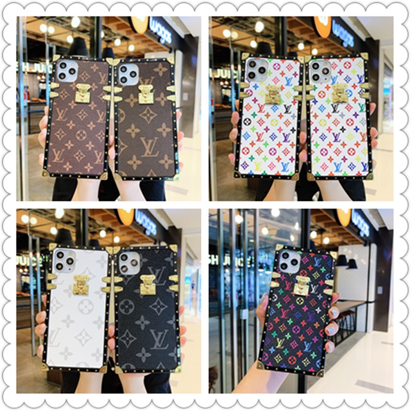 Ốp điện thoại da hình vuông in logo LV cho SAMSUNG M20 M30 A40S A10S A20S S20 S20PLUS S11E S11 S11PLUS S20ULTRA
