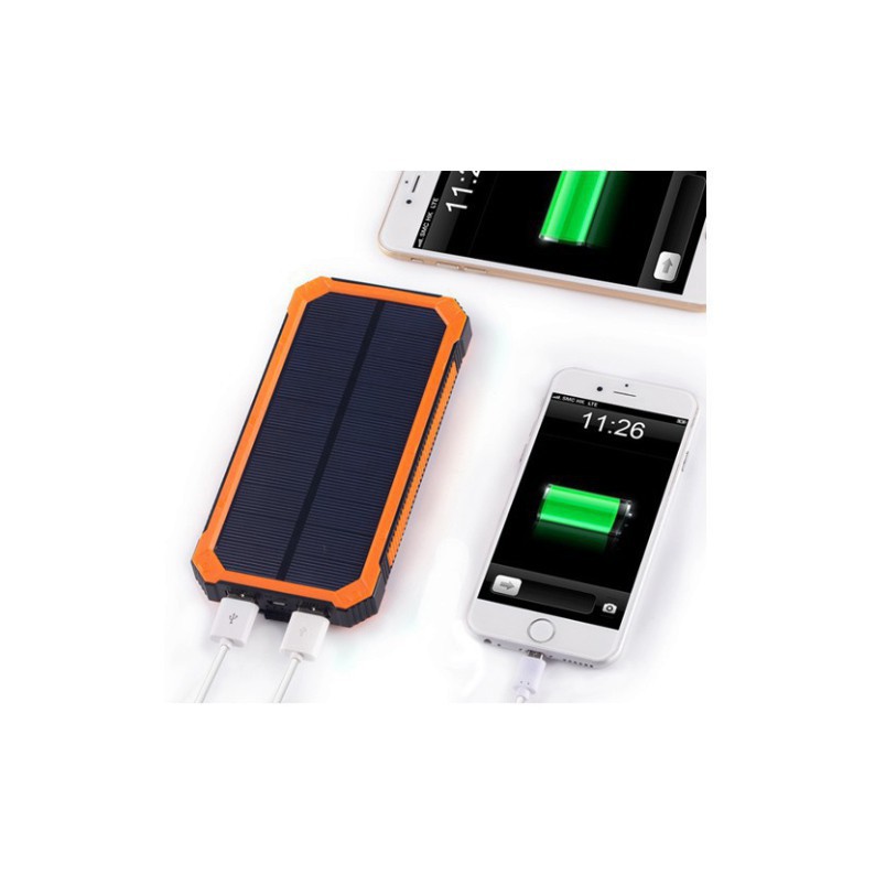 ㍿✤❣Sạc dự phòng năng lượng mặt trời/ Pin đa VTE PB-001 20000 mAh