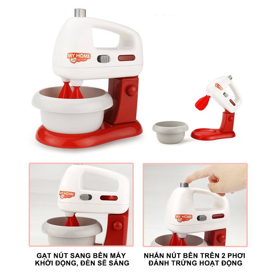 Bộ đồ chơi vật dụng gia đình – Máy đánh trứng My Home hàng chính hãng