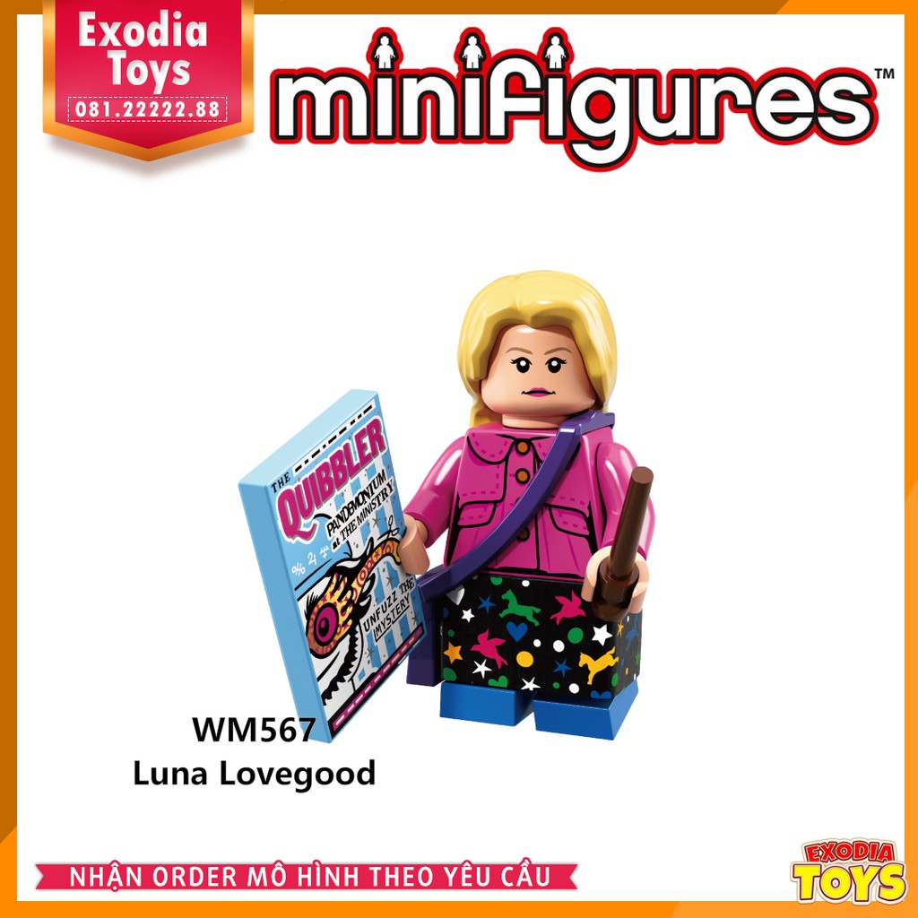 Xếp hình Minifigure Harry Potter cậu bé phù thủy - Đồ Chơi Lắp Ghép Sáng Tạo - WM6041