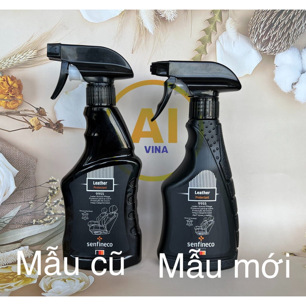 Chai Xịt Vệ Sinh Và Bảo Vệ Nội Thất Ô Tô, Ghế Da - Senfineco Leather Protectant 9955 [380ML]