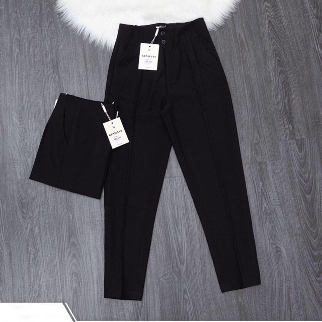 [ Sale 50%] Quần tây baggy cạp liền mã 555