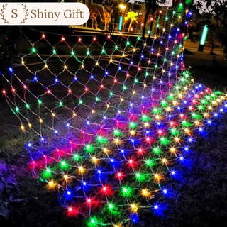Đèn rèm led lưới cá vàng, đủ màu