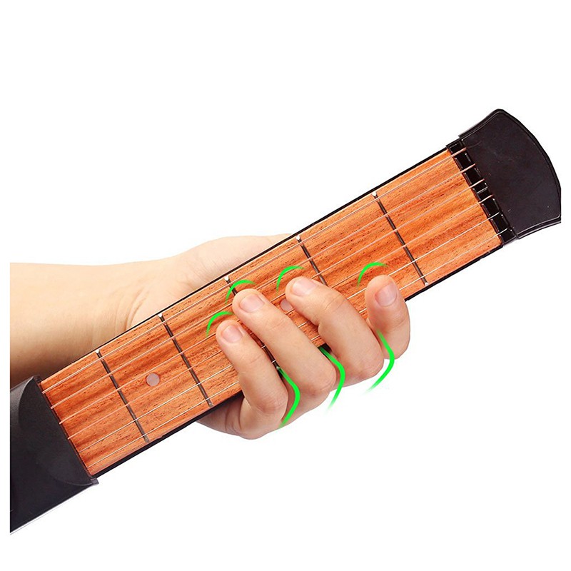 Portable Pocket 6 Strings Guitar Trainer Tool for Beginners