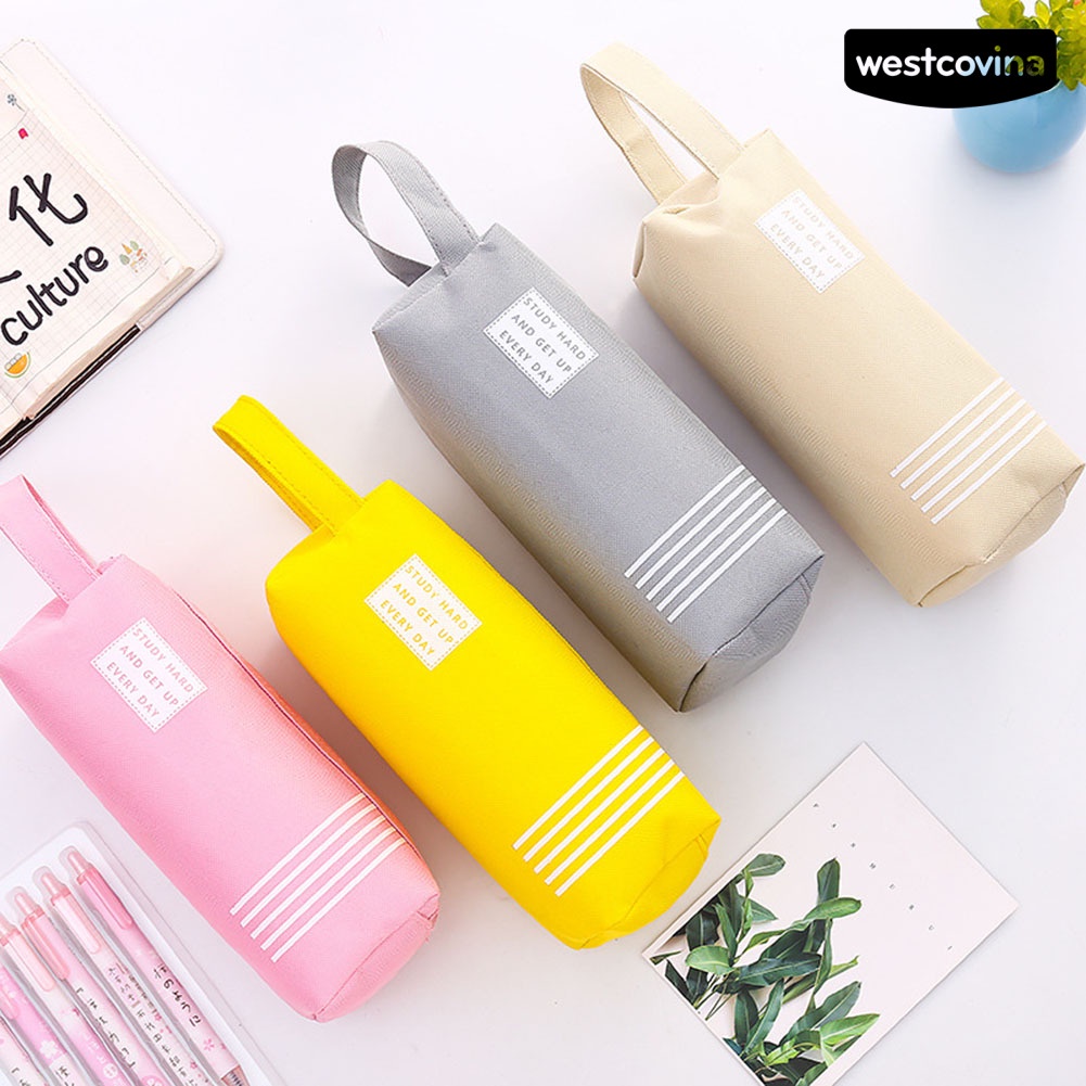 [Hot]✍Túi Đựng Bút Bằng Vải Oxford Nhiều Ngăn Tiện Dụng