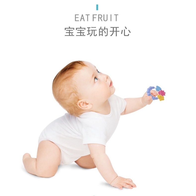 Núm Ti Giả Bằng Silicone An Toàn Dành Cho Trẻ | Núm Vú Giả Tập Nhai Cho Bé | Đồ Chơi Em Bé