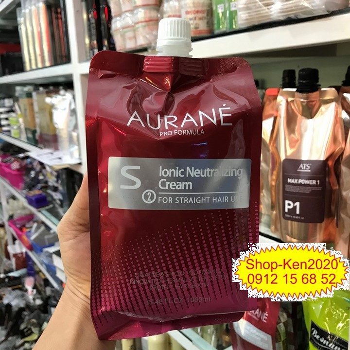 Thuốc uốn duỗi ép tóc Aurane Pháp 1000ml x2 Aurané
