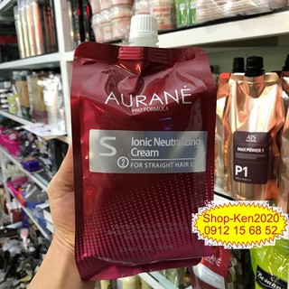 Thuốc uốn duỗi ép tóc Aurane Pháp 1000ml x2 Aurané