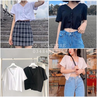 ÁO CROPTOP YUNI CỔ TIM TAY LỠ PHỐI KHUY UNISEX - ÁO CROPTOP NEW CỔ TIM CÚC NGỰC ULLZANG