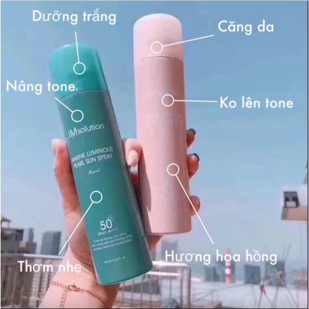 Xịt Chống Nắng Toàn Thân JM Solution Hàn Quốc 180ml