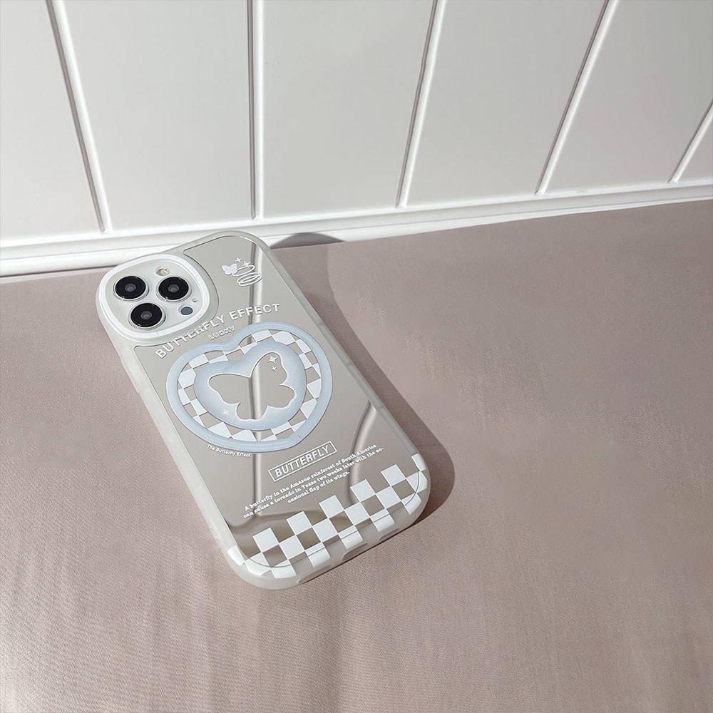 Ốp Điện Thoại Mềm Có Gương Trang Điểm Cho iphone 11 12 13 pro max mini XR XS 7 8 plus