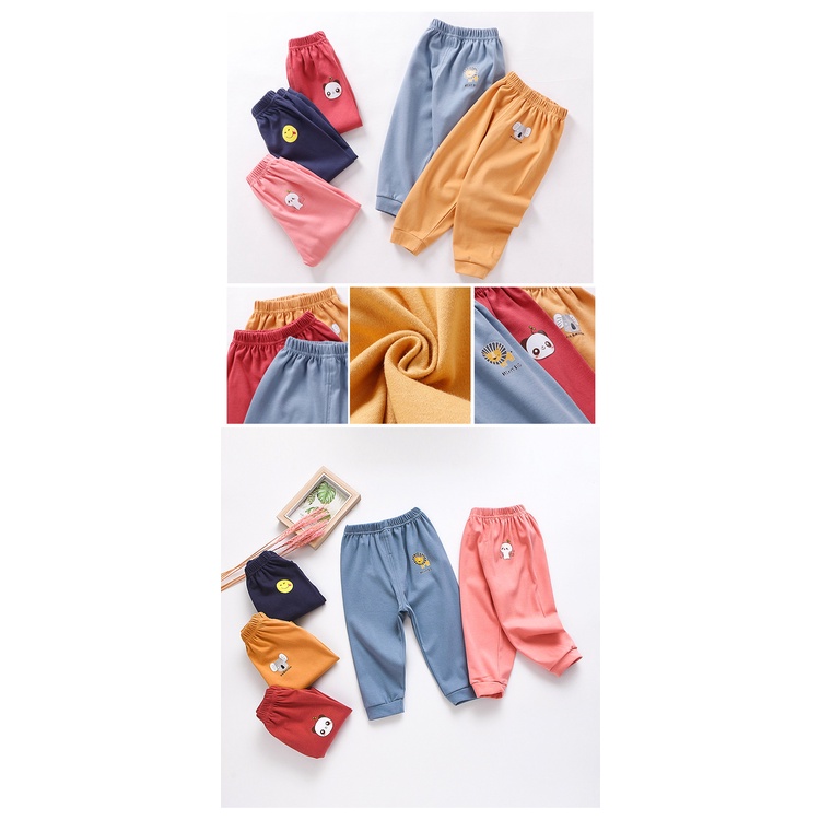 Quần thể thao AMILA bằng cotton thời trang xuân thu dành cho bé trai và bé gái