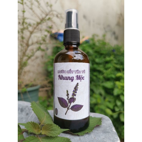 Nước cất Tía tô Nhung Mộc chai 100ml