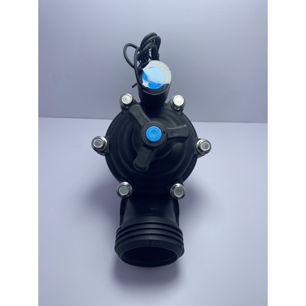 Van điện từ phi 60 24vdc lưu lượng nước 60m3/h, van điện từ ngoài trời LAZICO VT60T