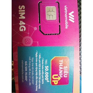 COMBO 50 SIM - 4G VIETNAMOBILE 10 SỐ - CHUYÊN TẠO CODE - TKC: 0đ