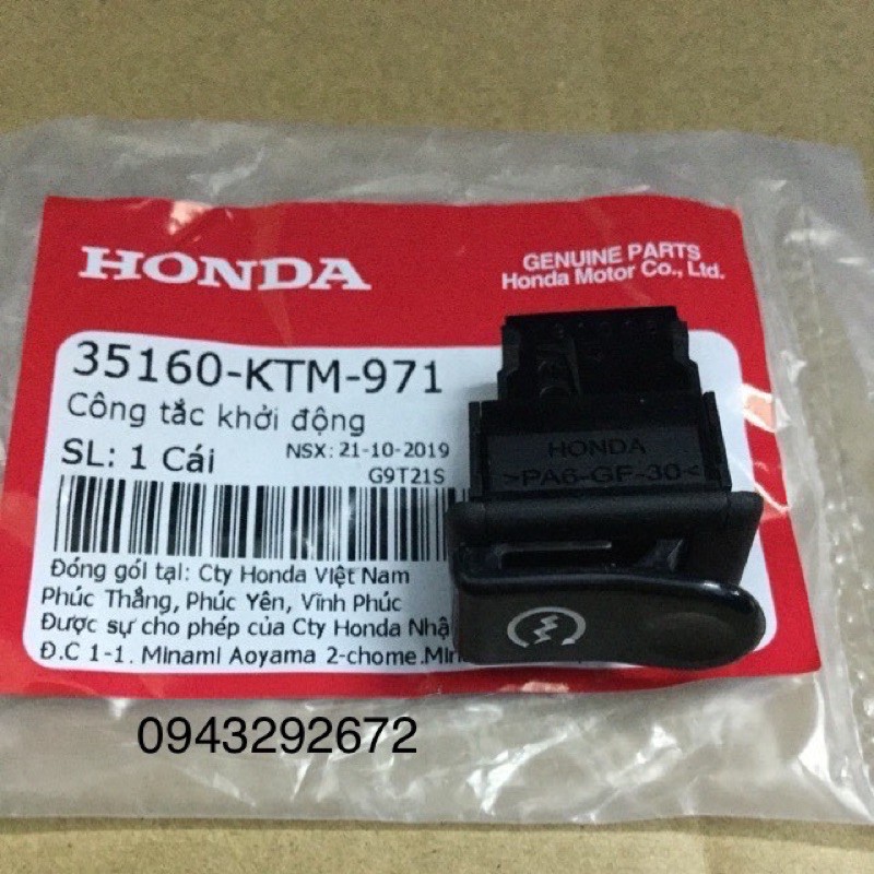 Nút công tắc đề Honda