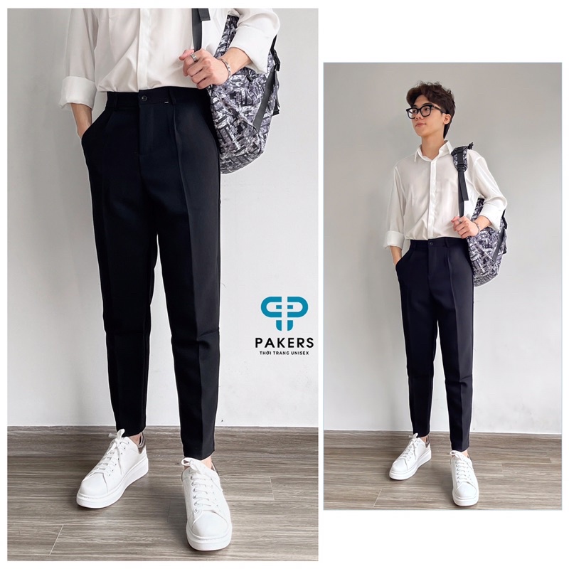 Quần baggy nam nữ ống rộng PAKERS UNISEX quần suông phong cách Hàn Quốc unisex QD63