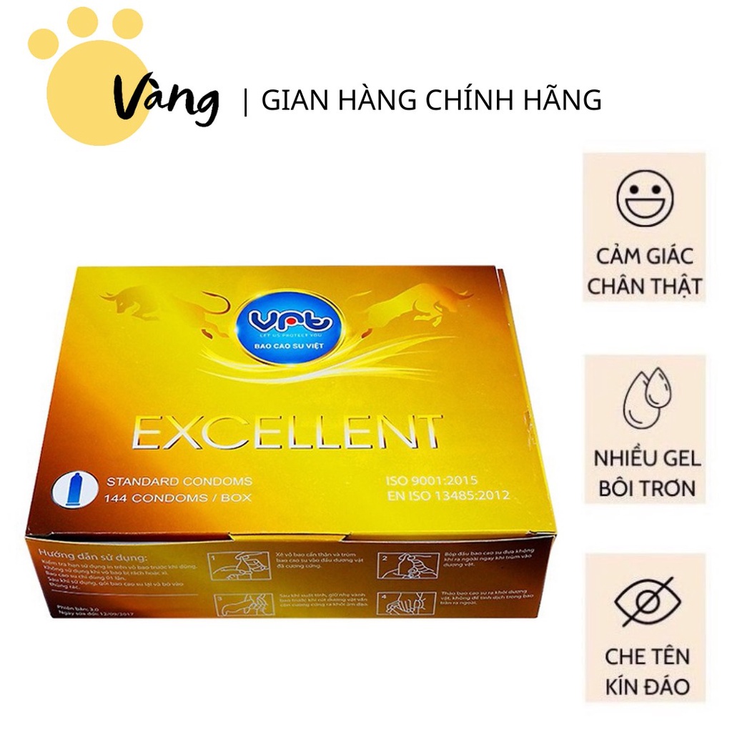 Bao Cao Su Siêu Mỏng Và Trơn VRT Hàng Việt Nam Chất Lượng Cao