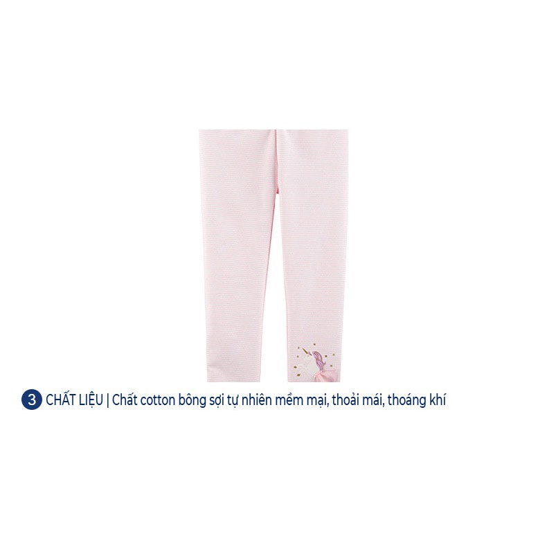 Quần Legging Cho Bé Gái MALWEE Họa Tiết Con Vật, Chất Cotton Xuất Âu Mỹ.