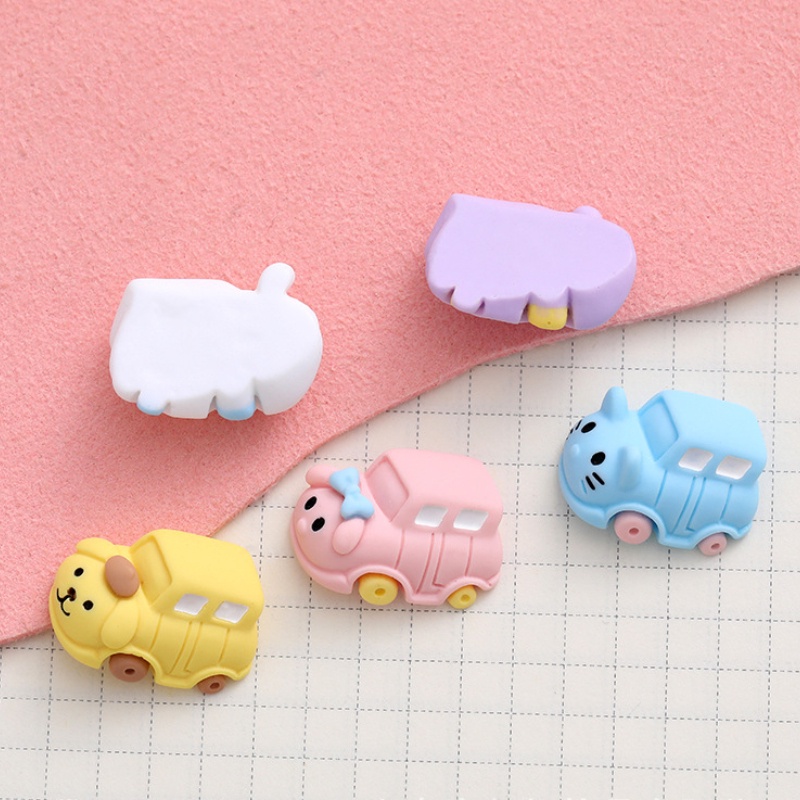 [Met] Gói 1 Cái / Gói Nhựa Resin Hoạt Hình Xe Hơi Tự Làm Trang Sức Thủ Công DIY
