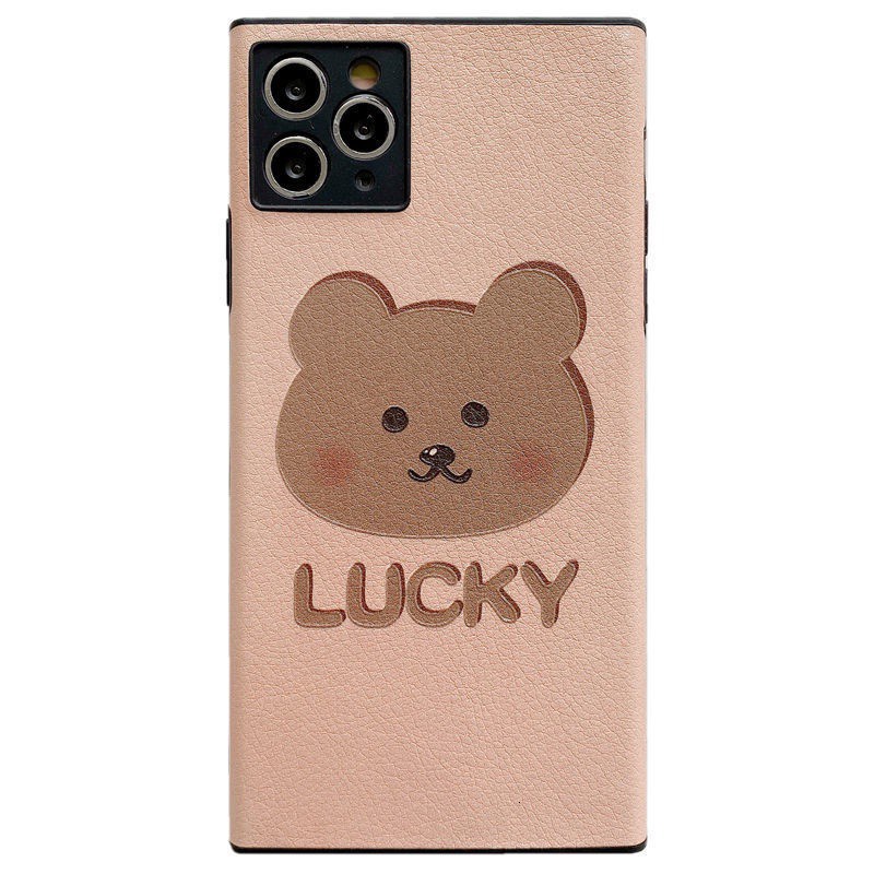 Ốp điện thoại silicon hình gấu thích hợp cho IPhone 7 8Plus SE X XS XR XSMAX 11 11pro 11promax 12 12promax