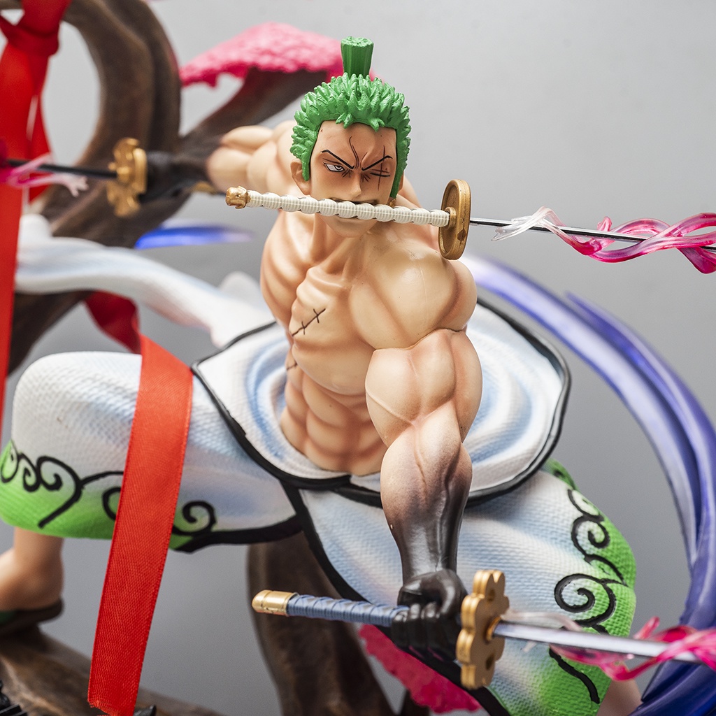 Mô hình One Piece Zoro Wano cao 36cm nặng 3,6kg mô hình One Piece Figure Zoro băng Mũ Rơm Haki Shop