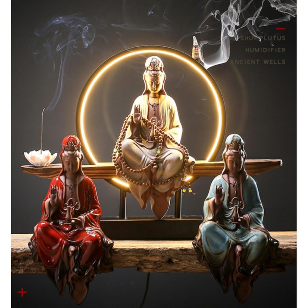 Tượng Quan âm bồ tát Tịnh tâm- Tượng phật trang trí phòng khách- Quà tặng ý nghĩa