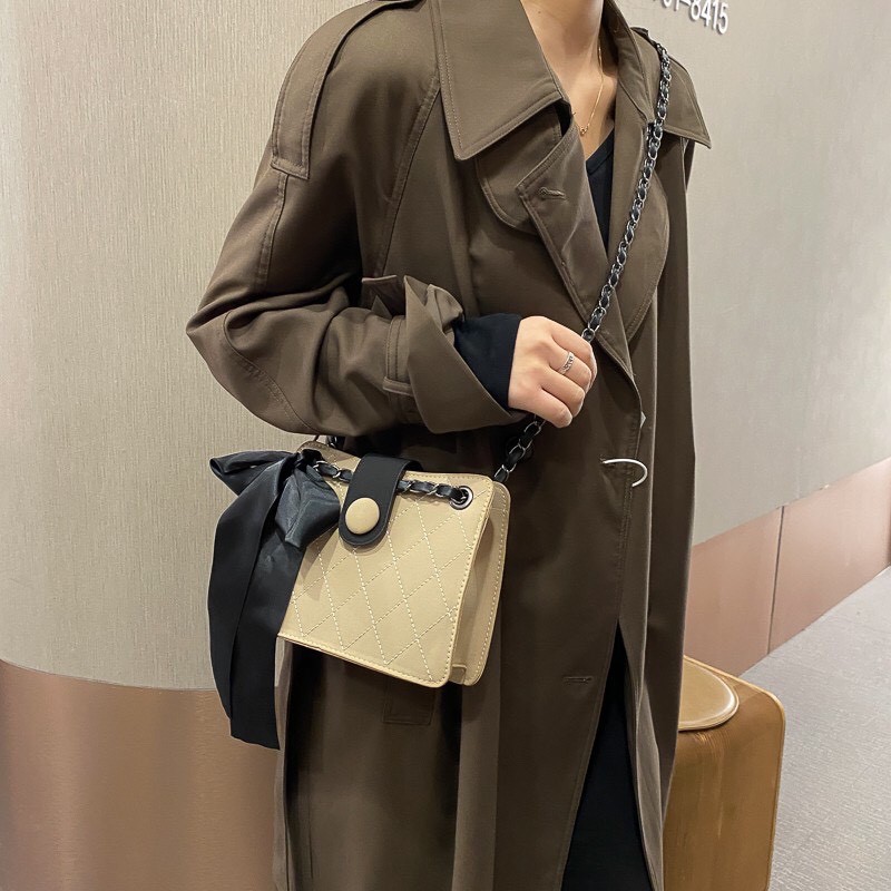 Túi đeo vai công sở buộc nơ thời trang nữ siêu hot 2021 ❤❤❤ Freeship