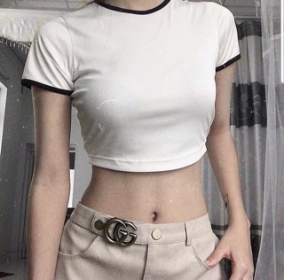 ÁO CROPTOP BO VIỀN