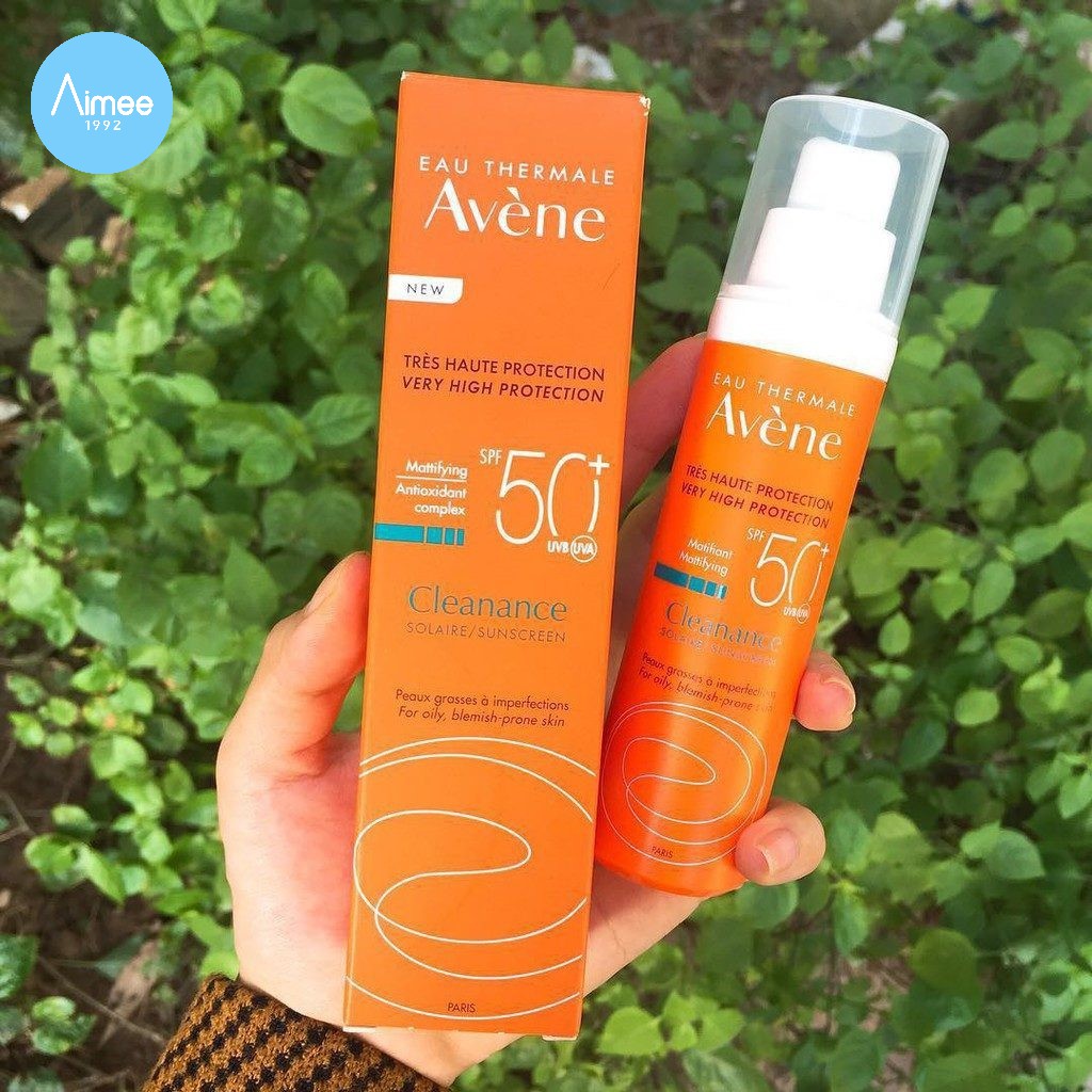 Kem chống nắng AVENE Cleanance SPF50 cho da dầu mụn nhạy cảm - 50ml [Aimee1992]