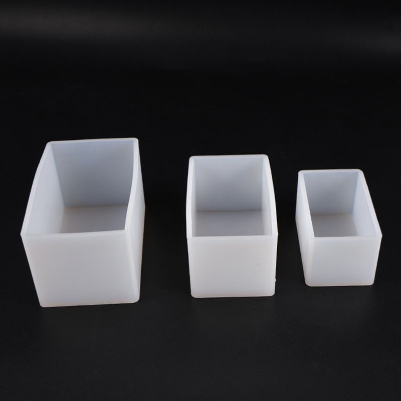 ✿AUTU Cuboid Silicone Mold Resin Epoxy Cake Mould Pendant Casting DIY Making Tool