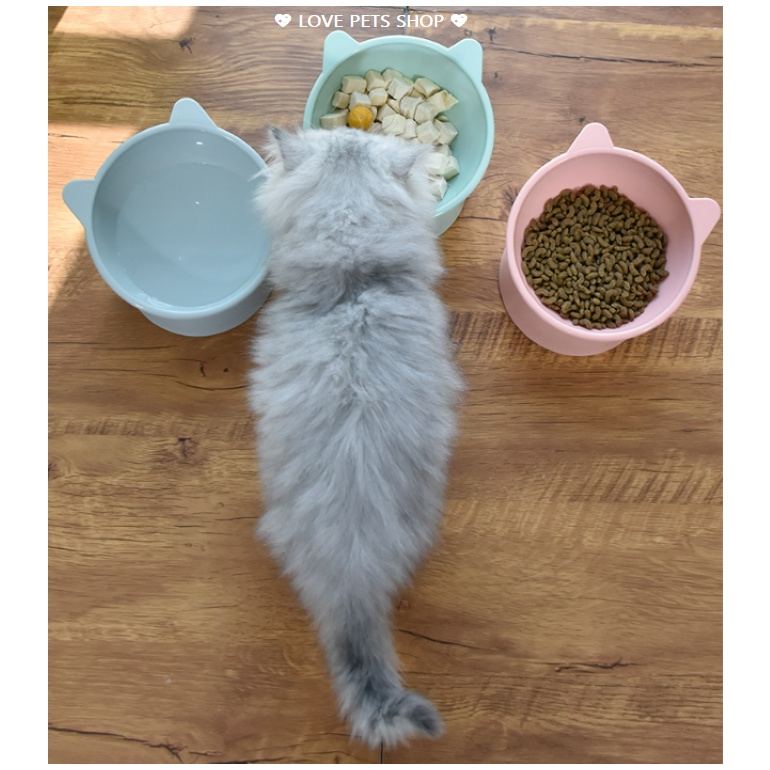 CHÉN ĂN CHO CHÓ MÈO CHỐNG GÙ LƯNG -  LOVE PETS SHOP