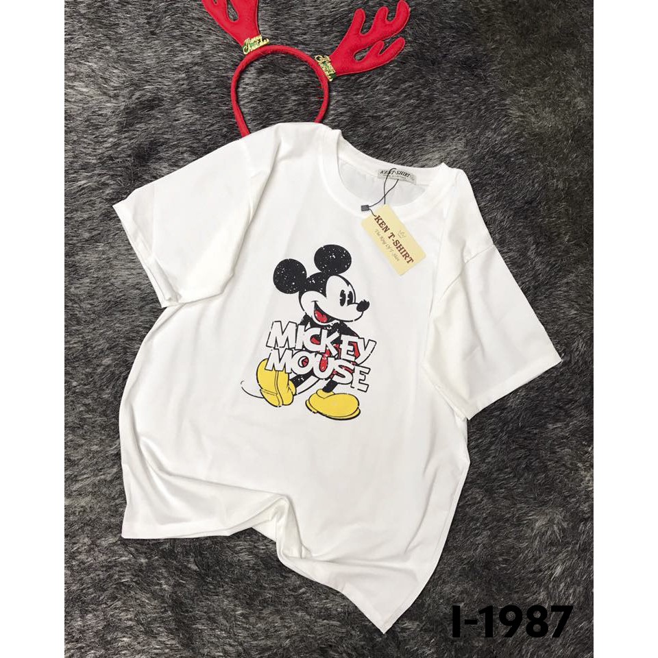 Áo thun nữ in hình Mickey - I1987