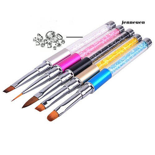 [Hàng mới về] Cọ Vẽ Móng Tay Bằng Nhựa Acrylic Pha Lê / Pha Lê