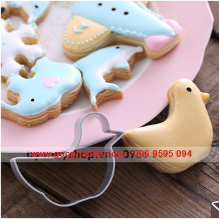 Cookie - 5 Khuôn nhấn cookie (khuôn nhấn bánh, khuôn cutter) hình con vịt