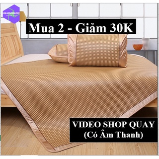 Chiếu điều hoà sợi mây gấp gọn phù hợp với nhiều mục đích khác nhau, Chiếu ngủ văn phòng 2 người mùa hè, Chiếu tre