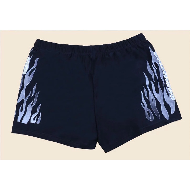 Quần bơi lưng cao họa tiết ngọn lửa thời trang cho nam | BigBuy360 - bigbuy360.vn