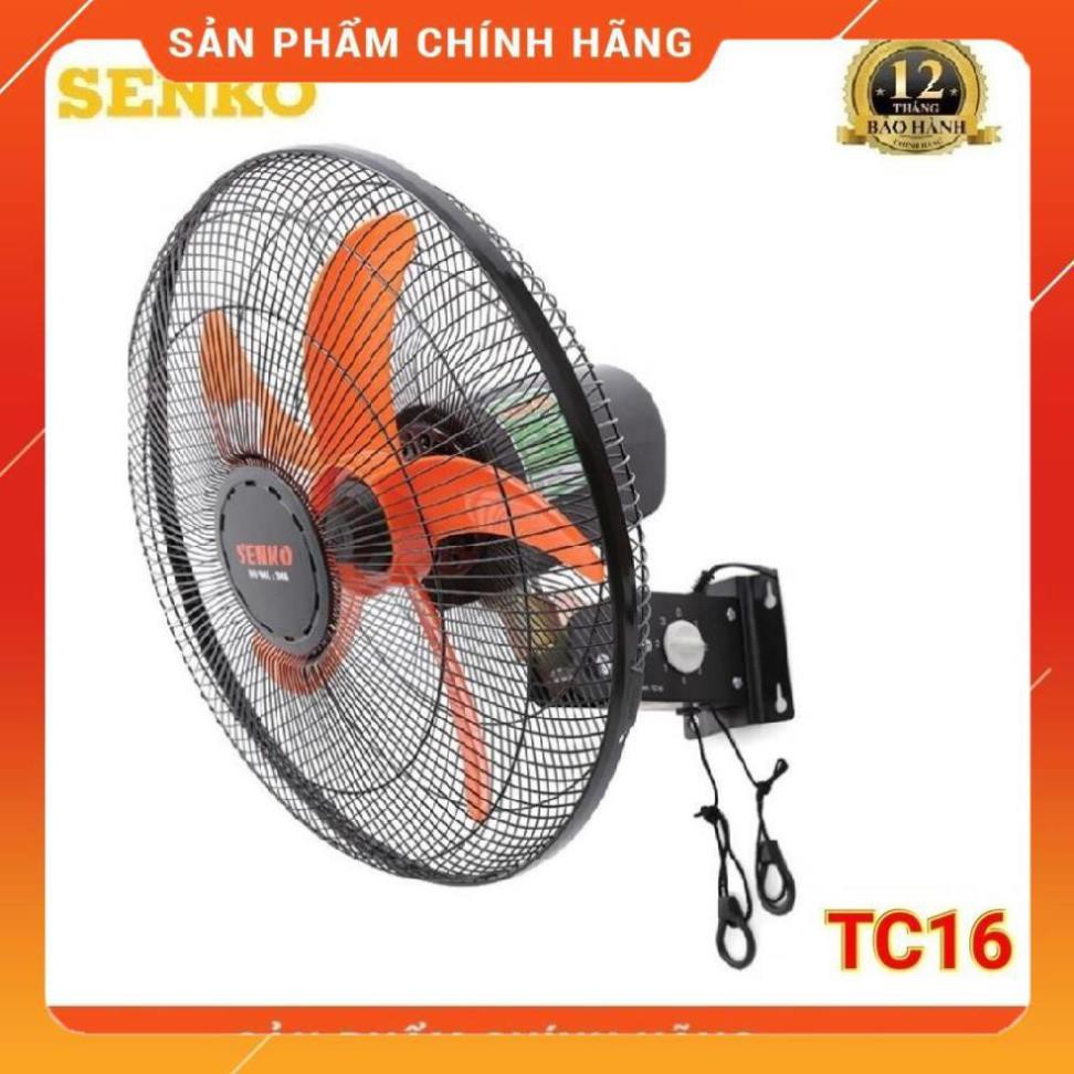 Quạt treo tường SENKO TC16/ Quạt treo công nghiệp senko/ Quạt treo tường đế sắt senko- hàng chính hã